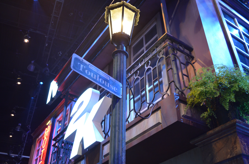 2K’s Mafia 3 Booth definitely had the most effort, with a fortune teller and live jazz band
